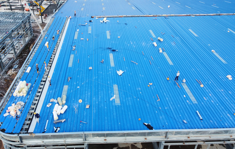 カラー塗装鋼板屋根パネル